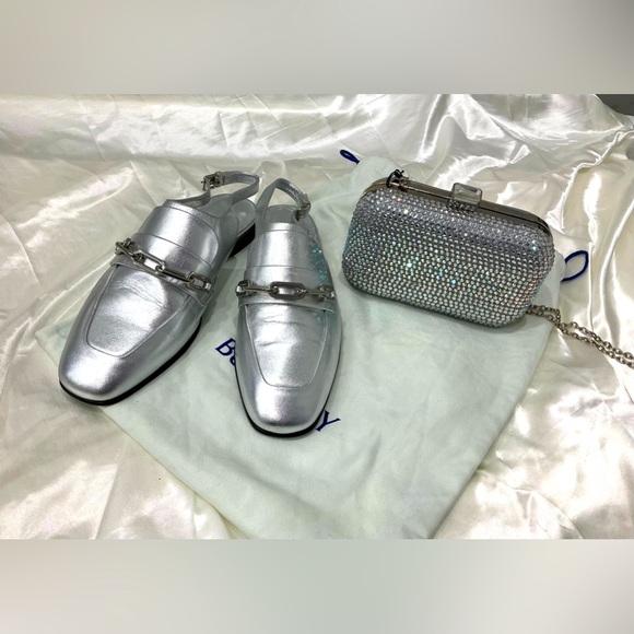 DRESSY BURBERRY sling back loafers🔥🔥 - Picture 6 of 16